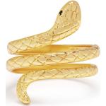 Bagues en or en cristal à motif serpents pour femme 