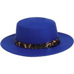 Chapeaux Fedora de mariage bleus Tailles uniques look fashion pour femme 