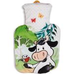 Bouillottes NICI HOME vert d'eau en peluche à motif vaches pour enfant 