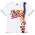 T-shirts à manches courtes Nickelodeon blancs Pat Patrouille Taille 5 ans look fashion pour garçon de la boutique en ligne Amazon.fr 