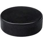 Palets de hockey sur glace noirs en caoutchouc 