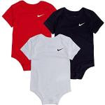 Combinaisons Nike Swoosh blanches en coton pour bébé look fashion 