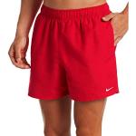 Shorts de volley-ball Nike rouges Taille M look fashion pour homme 