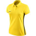 Polos de sport Nike Academy jaunes en polyester respirants à manches courtes Taille XL look fashion pour femme en promo 