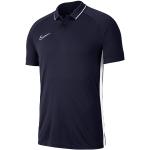 Polos de sport Nike Academy bleus en polyester respirants à manches courtes Taille S pour homme en promo 