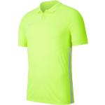 Polos à manches courtes Nike Academy jaunes en polyester pour fille en promo de la boutique en ligne 11teamsports.fr 