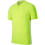 Polos de sport Nike Academy jaunes en polyester respirants à manches courtes Taille S pour homme en promo 