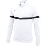 Vestes de survêtement Nike Academy blanches en polyester respirantes à manches longues à col montant Taille XXL pour homme 