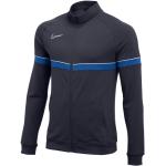 Vestes de survêtement Nike Academy bleues en polyester respirantes à manches longues à col montant Taille M pour homme en promo 