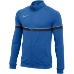 Vestes de survêtement Nike Academy bleues en polyester respirantes à manches longues à col montant Taille S pour homme en promo 