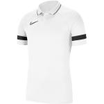 Polos de sport Nike Academy blancs en polyester respirants à manches courtes Taille S pour homme en promo 