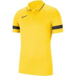 Polos de sport Nike Academy jaunes en polyester respirants à manches courtes Taille L pour homme en promo 