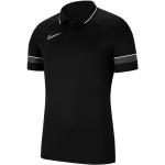 Polos de sport Nike Academy noirs en polyester respirants à manches courtes Taille XL pour homme en promo 