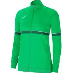 Vestes de survêtement Nike Academy vertes respirantes à manches longues à col montant Taille XXL pour femme 