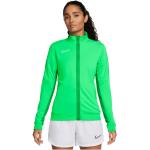 Vestes de survêtement Nike Academy vertes en fil filet respirantes Taille XL pour femme en promo 