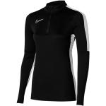 Tops Nike Academy noirs en polyester à manches longues respirants Taille XL look fashion pour femme en promo 
