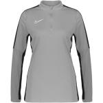 Tops Nike Academy gris en polyester à manches longues respirants à manches longues Taille XL pour femme en promo 