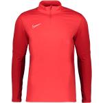 T-shirts Nike Academy rouges en polyester à manches longues respirants Taille XS pour homme en promo 