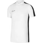 Polos de sport Nike Academy blancs en polyester respirants à manches courtes Taille M pour homme en promo 