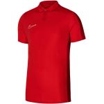 Polos de sport Nike Academy rouges en polyester respirants à manches courtes Taille XXL look fashion pour homme en promo 