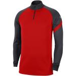 Vêtements de sport Nike Academy rouges en polyester à manches longues Taille XXL pour homme en promo 