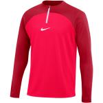 Sweatshirts Nike Academy rouges en polyester respirants pour fille en promo de la boutique en ligne 11teamsports.fr 
