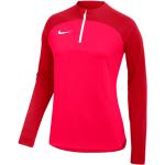 T-shirts Nike Academy rouges en polyester à manches longues respirants Taille XS pour femme en promo 