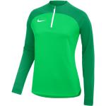 T-shirts Nike Academy verts en polyester à manches longues respirants Taille XS pour femme en promo 