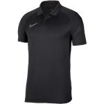 Polos de sport Nike Academy gris en polyester respirants à manches courtes Taille S pour homme en promo 