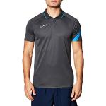 Nike Academy Pro Polo Homme, Anthracite/Photo Blue/White, FR : M (Taille Fabricant : M)