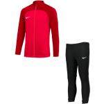 Pantalons de sport Nike Academy rouges enfant respirants en promo 