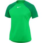 T-shirts Nike Academy verts en polyester à manches courtes respirants à manches courtes à col rond Taille XS pour femme en promo 