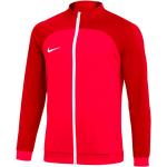 Vestes de survêtement Nike Academy rouges en polyester respirantes Taille M 