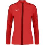 Vestes de survêtement Nike Academy rouges en fil filet respirantes à manches longues à col montant Taille XXL look fashion pour femme en promo 