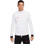 Vestes de survêtement Nike Academy blanches en polyester respirantes Taille L pour homme en promo 