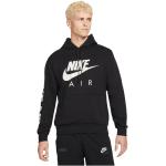 Sweats Nike noirs en polaire à capuche à manches longues Taille XL pour homme en promo 