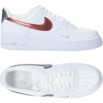 Nike Air Force 1 07 blanc rouge gris F100