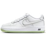 Chaussures de basketball  Nike Air Force 1 blanches légères classiques pour garçon 