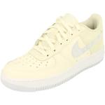 Nike Air Force 1 GS Trainers CT3839 Sneakers Chaussures (UK 6 US 6.5Y EU 39, Pale Ivory Football Grey 110)