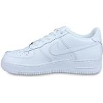 Chaussures de basketball  Nike Air Force 1 blanches Pointure 36,5 look fashion pour garçon 