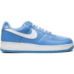 Baskets basses Nike Air Force 1 bleues en caoutchouc à bouts ronds look casual pour femme 