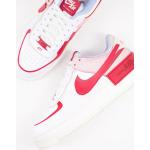 Baskets à lacets Nike Air Force 1 Shadow blanches look casual 