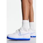 Baskets à lacets Nike Air Force 1 Shadow blanches en caoutchouc à lacets Pointure 37,5 look casual pour femme en promo 