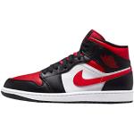 Baskets semi-montantes Nike Air Jordan 1 Mid rouges Pointure 41 look fashion pour homme 