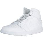 Chaussures de basketball  Nike Air Jordan 1 Mid blanches Pointure 42,5 look fashion pour homme 