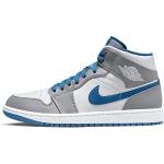 Chaussures de basketball  Nike Air Jordan 1 Mid blanches Pointure 41 look fashion pour homme 