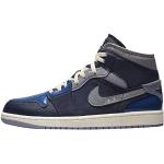 Chaussures de basketball  Nike Air Jordan 1 Mid blanches Pointure 42,5 look fashion pour homme 