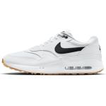 Chaussures de golf Nike Air Max 1 blanches Pointure 45,5 look streetwear pour homme 