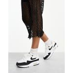 Baskets à lacets Nike Air Max 1 blanches en caoutchouc à lacets Pointure 36 look casual pour femme 