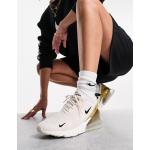 Baskets à lacets Nike Air Max 270 blanches en cuir à lacets Pointure 38 look casual pour femme 